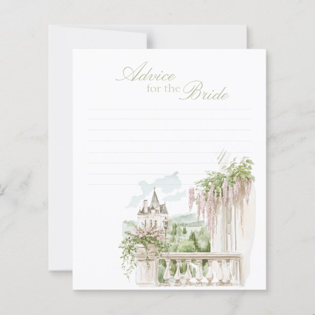 Romantic French Chateau Advice For The Bride (Voorkant)