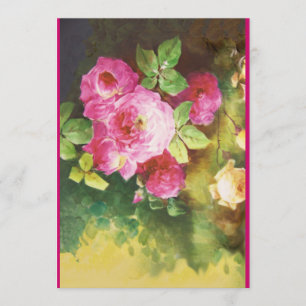 Romantic French Couple Vrijgezellenfeest Invite Kaart