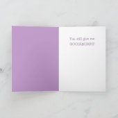 Romantic Funny Goose Jubileum Kaart (Binnen)