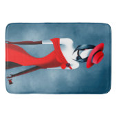Romantic Gangster Lady met Roos Bath Mat (Voorkant)