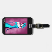 Romantic Gangster's Moll met Roos Bagagelabel (Voorkant horizontaal)