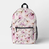 Romantic garden bloom backpack bedrukte rugzak (Voorkant)