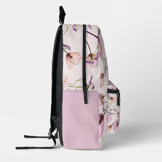 Romantic garden bloom backpack bedrukte rugzak (Links)
