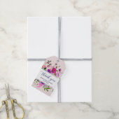 Romantic Garden Dank u wel Cadeaulabel (Met Touw)