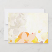 Romantic Garden Floral Weddenschap Hartelijk dank Kaart (Achterkant)