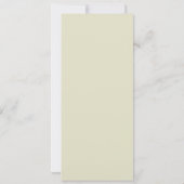 Romantic Garden Floral Wedding Invitation Kaart (Achterkant)