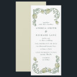 Romantic Garden Floral Wedding Invitation Kaart<br><div class="desc">Romantische tuinbouwers zijn een unieke soort voor je botanische,  tuin- of romantische bruiloft. Pas de sjabloon aan met je trouwgegevens. Neem contact met me op als je verdere hulp nodig hebt of een aanvraag voor aanpassing hebt.</div>