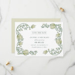 Romantic Garden Floral Wedding Save The Date<br><div class="desc">De Romantische tuinbloemige bruiloft redt de datumkaarten die perfect zijn voor je botanische,  tuin- of romantische bruiloft. Pas de sjabloon aan met uw gegevens. Neem contact met me op als je verdere hulp nodig hebt of een aanvraag voor aanpassing hebt.</div>