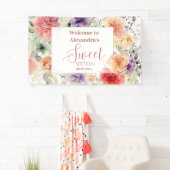 Romantic Garden Florals Sweet Sixteen Spandoek (Insitu)