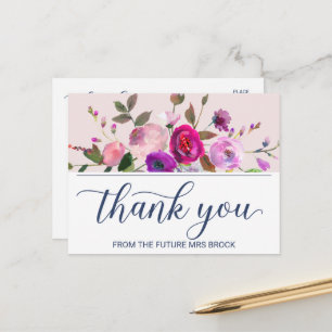 Romantic Garden Hartelijk dank Briefkaart