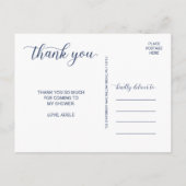 Romantic Garden Hartelijk dank Briefkaart (Achterkant)