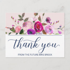 Romantic Garden Hartelijk dank Briefkaart