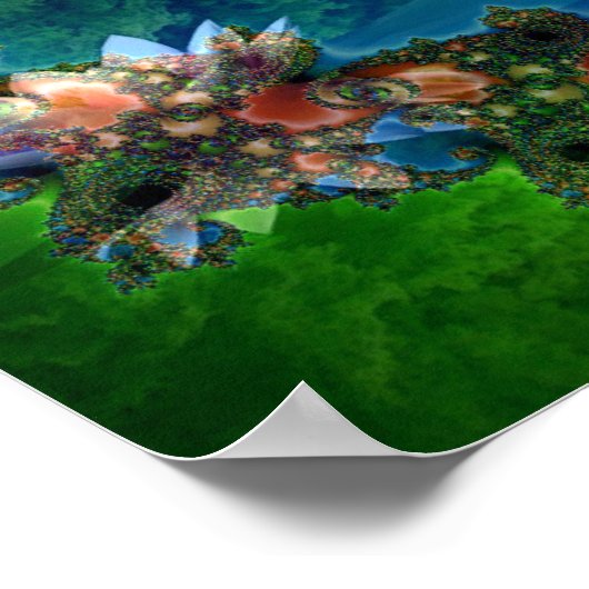 Romantic Garden - Poster (Hoek)