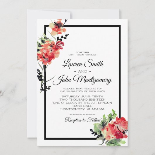 Romantic  Garden | Weddenschap Kaart (Voorkant)