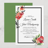 Romantic  Garden | Weddenschap Kaart (Voorkant / Achterkant)