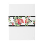 Romantic  Garden | Weddenschap Uitnodigingen Wikkel (Achterkant Voorbeeld)