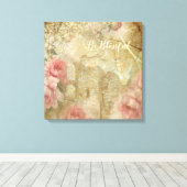 Romantic Garden - Wrapped Canvas (Insitu (Houten vloer))