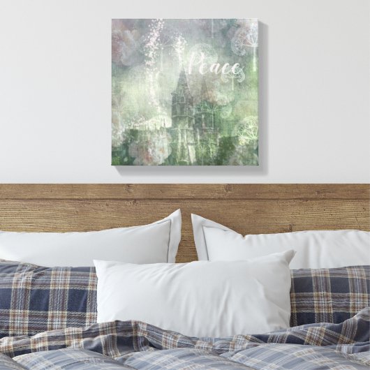 Romantic Garden - Wrapped Canvas (Insitu (Slaapkamer))