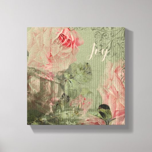 Romantic Garden - Wrapped Canvas (Voorkant)