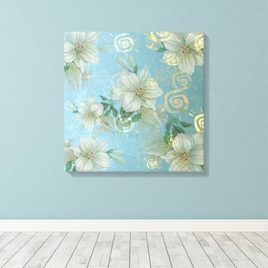 Romantic Garden - Wrapped Canvas (Insitu (Houten vloer))