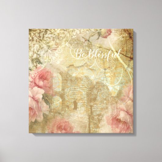 Romantic Garden - Wrapped Canvas Afdruk (Voorkant)