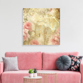 Romantic Garden - Wrapped Canvas Afdruk (Insitu (Woonkamer))