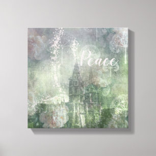 Romantic Garden - Wrapped Canvas Afdruk