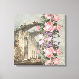 Romantic Garden - Wrapped Canvas Afdruk