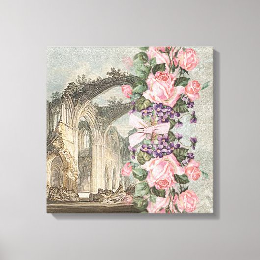 Romantic Garden - Wrapped Canvas Afdruk (Voorkant)