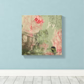 Romantic Garden - Wrapped Canvas Afdruk (Insitu (Houten vloer))