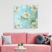 Romantic Garden - Wrapped Canvas Afdruk (Insitu (Woonkamer))