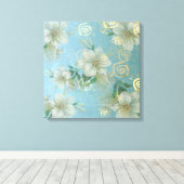 Romantic Garden - Wrapped Canvas Afdruk (Insitu (Houten vloer))