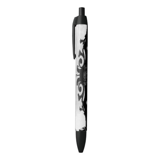 Romantic Gate Zwarte Inkt Pen (Top (Verticaal))