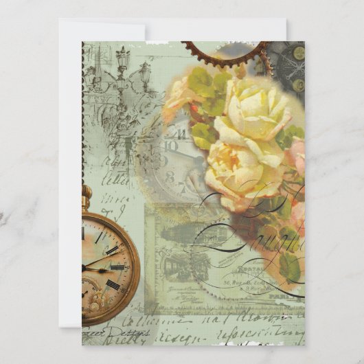 Romantic Gazebo en Fancy Scroll Kaart (Achterkant)