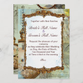 Romantic Gazebo en Fancy Scroll Kaart (Voorkant / Achterkant)