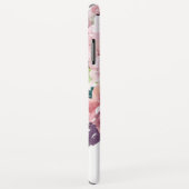 Romantic Girly Pink Waterverf Floral Case-Mate iPhone Case (Achterkant/rechts)