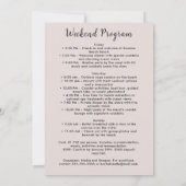 Romantic Glam Blondes Coastal Cowgirls Beach Kaart (Achterkant)