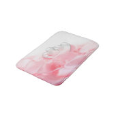 Romantic Glass Hearts Roos Petals Badmat (Gekanteld)