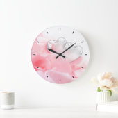 Romantic Glass Hearts Roos Petals Grote Klok (Huis)