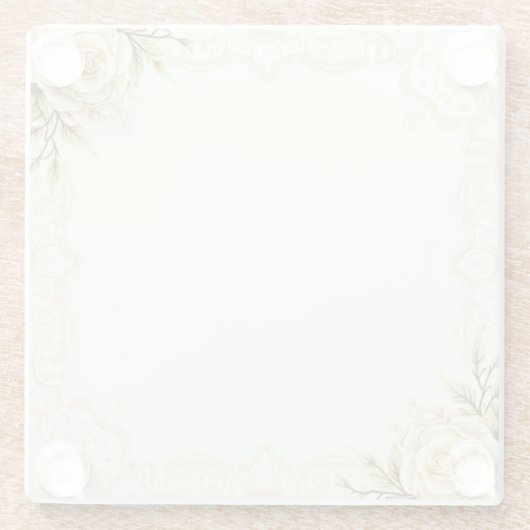 romantic glazen onderzetter (Achterkant)