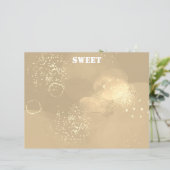 Romantic glitter pink art (Staand voorkant)