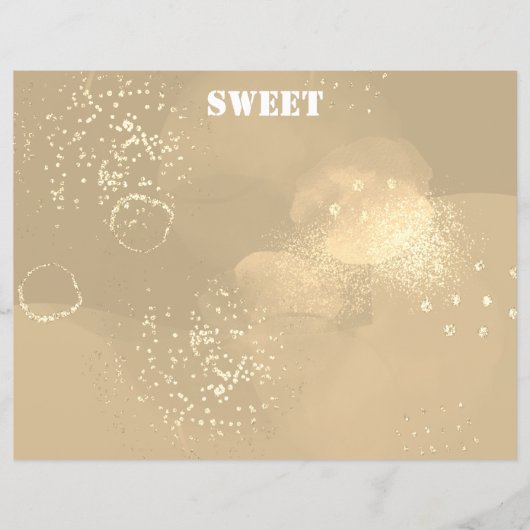 Romantic glitter pink art (Voorkant)