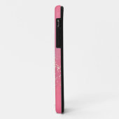 Romantic glitter pink art Case-Mate iPhone case (Achterkant/links)
