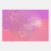 Romantic glitter pink art inpakpapier vel (Voorkant)