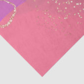 Romantic glitter pink art tissuepapier (Detail)