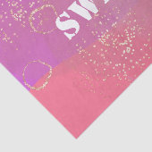 Romantic glitter pink art tissuepapier (Detail)