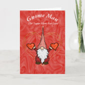 Romantic Gnome Man Card Kaart (Voorkant)