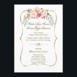 Romantic Gold Blush Pink Floral Weddenschap Kaart<br><div class="desc">Opvallend Gold Blush Floral-kaartontwerp. Het is voorzien van een elegant faux gouden lijst, prachtige waterverf bloemen en handschrift lettertypen. Het gebruik past hulpmiddel aan om uw info toe te voegen. Alle tekststijl, kleuren, grootte kunnen worden gewijzigd om aan uw behoeften te voldoen. Ga voor overeenkomende objecten naar mijn Glam Gold...</div>