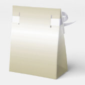 Romantic Gold Bow & Glitter 50th Wedding Bedankdoosjes (Achterkant)