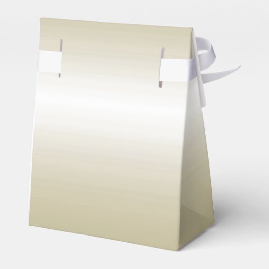 Romantic Gold Bow & Glitter 50th Wedding Bedankdoosjes (Achterkant)